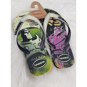 NEW Havaianas The Last Space Ranger Buzz Lightyear Flip Flop‎ Sandal MENS SIZE 5